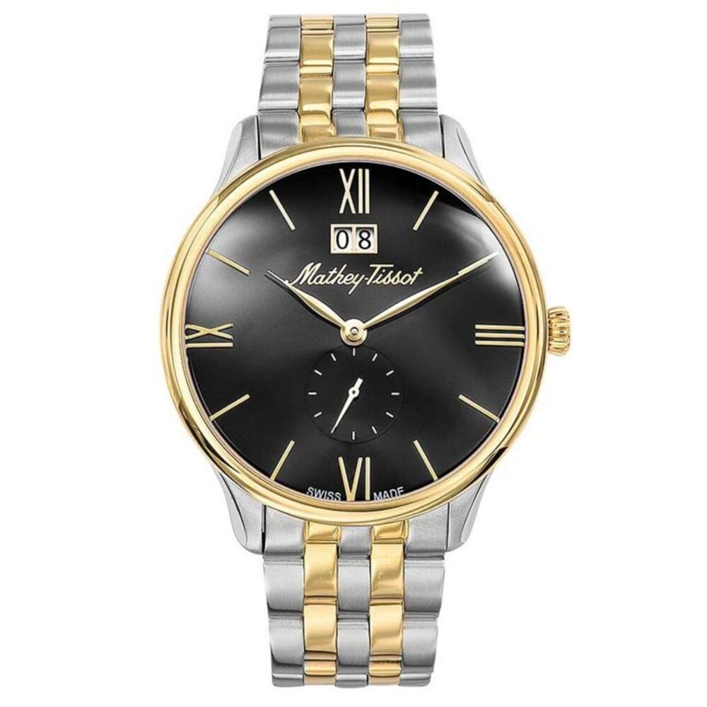 Tissot Men's Edmond Black Dial Watch - H1886MBN